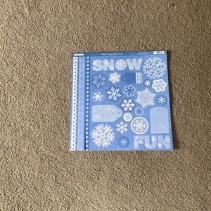 Blue, White, Silver Scrapbooking Pages TPC Studio Winter Blues.